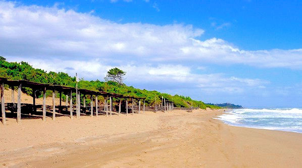 Villa con spiaggia privata sulla costa toscana